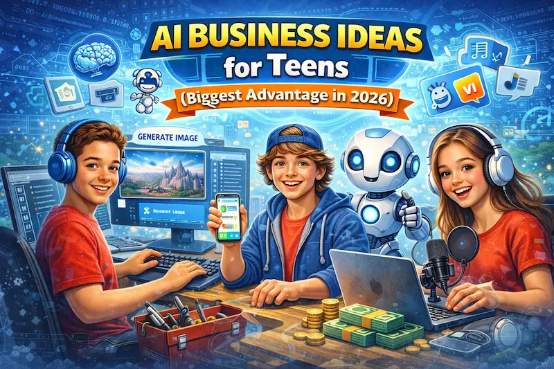 ai business ideas for teens