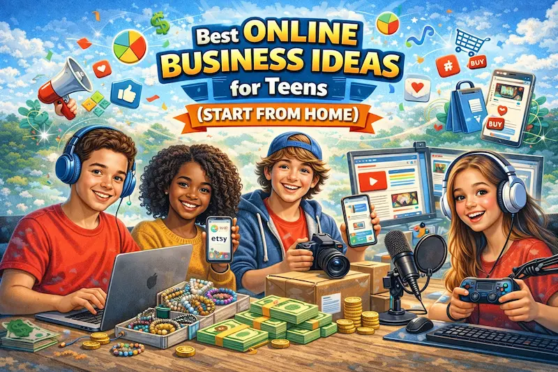 best online business ideas for teens