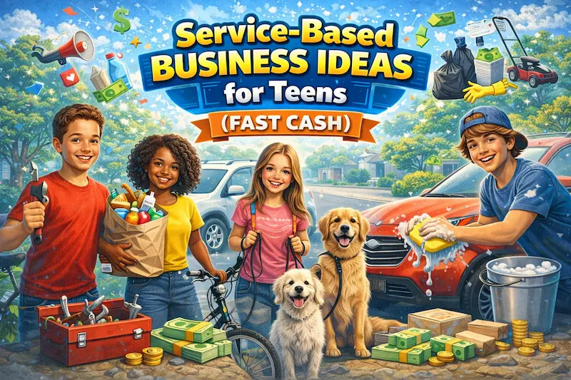 service-based business ideas for teens