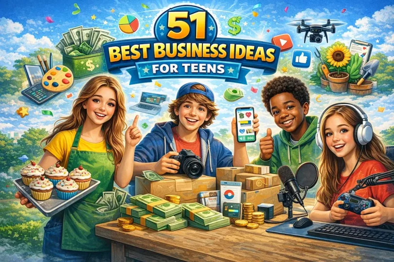 51 best business ideas for teens