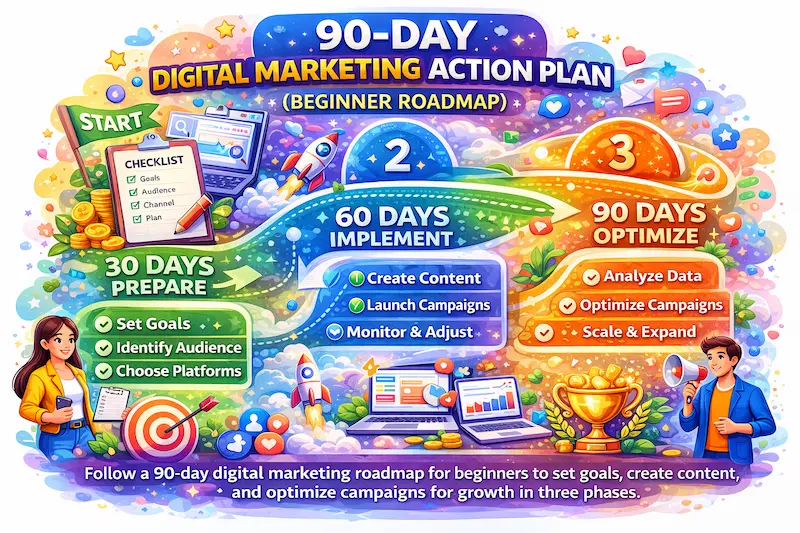 90 day digital marketing action plan