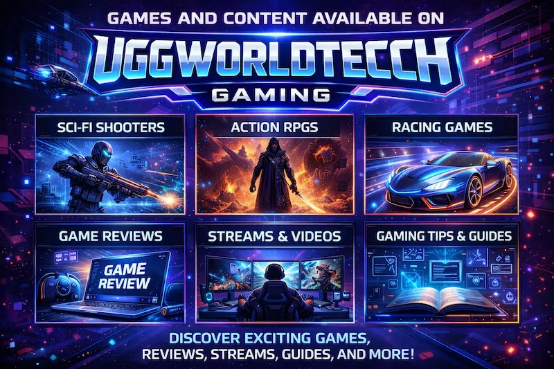 games and content available on uggworldtech gaming