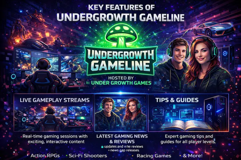 key features of undergrowthgameline