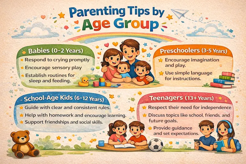 parenting tips by age group